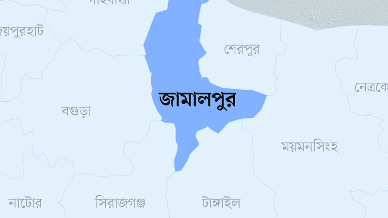 জামালপুর জেলার মানচিত্র