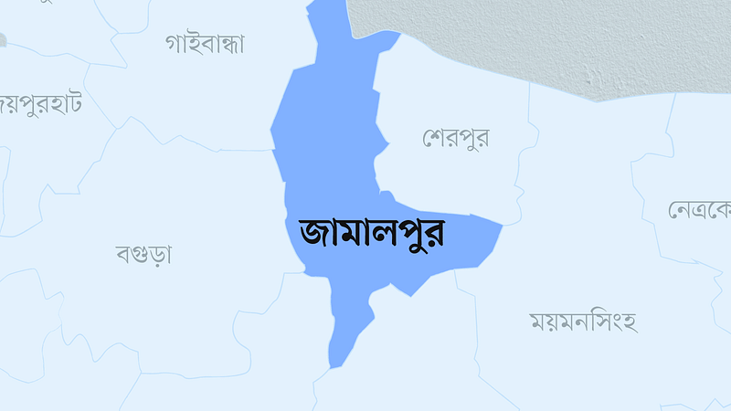 জামালপুর জেলার মানচিত্র