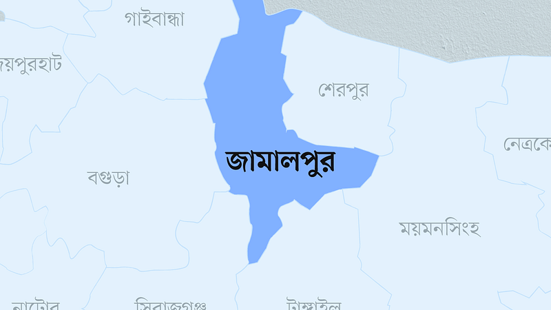 জামালপুর জেলার মানচিত্র