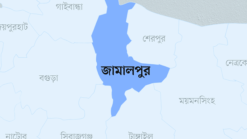 জামালপুর জেলার মানচিত্র