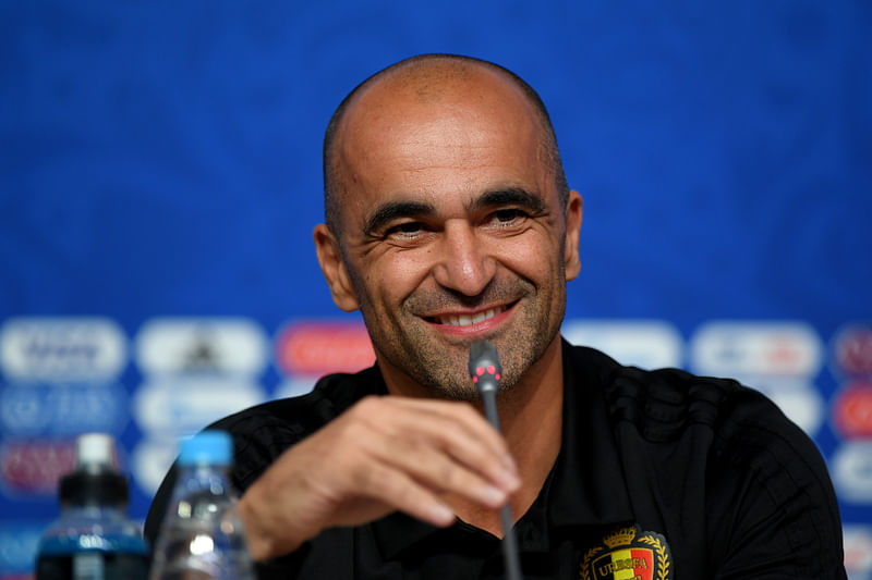 Belgium coach Roberto Martinez.