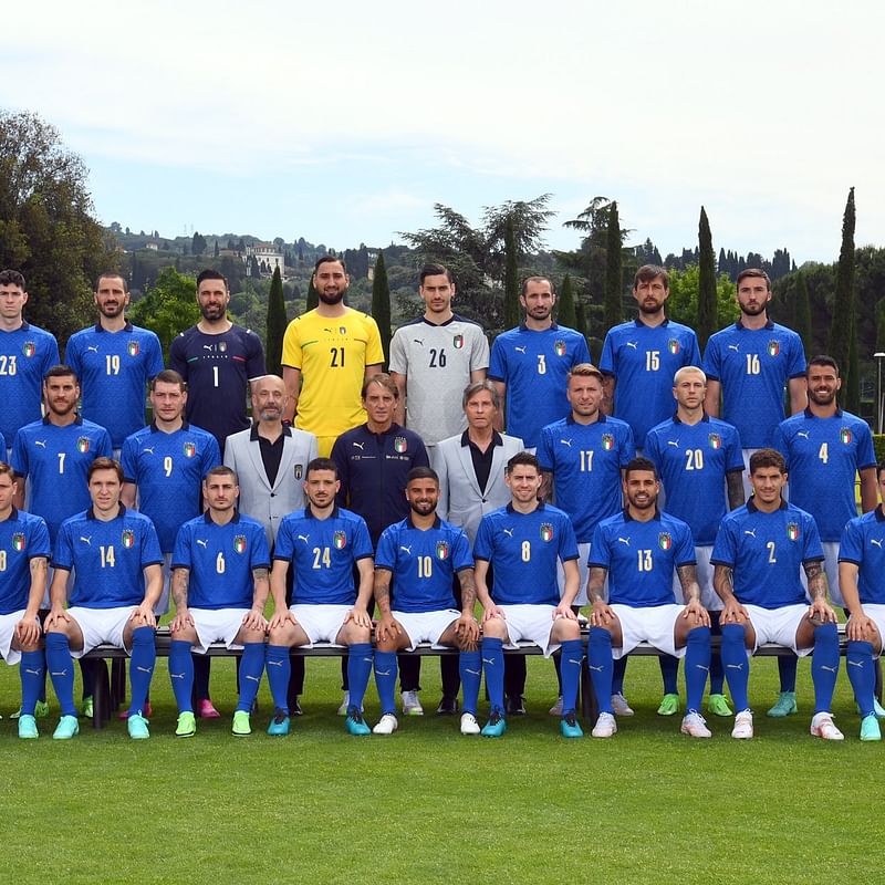 Italy squad.
