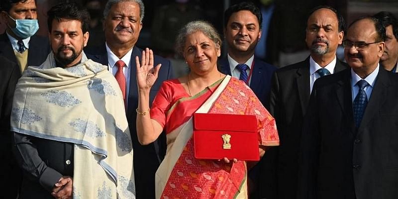 For the first time in India, Finance Minister Nirmala Sitharaman has presented a 'paperless budget'.