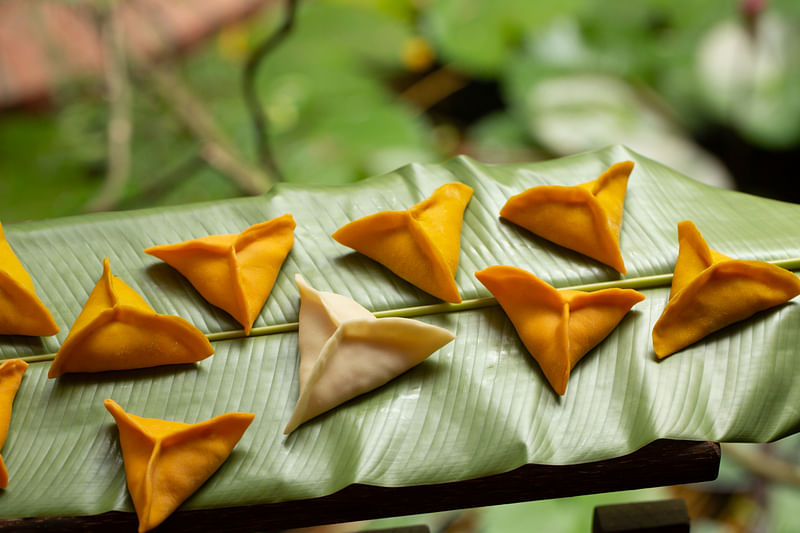 চিংড়ি মোমোর পুর
