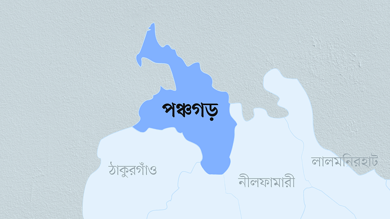 পঞ্চগড় জেলার মানচিত্র