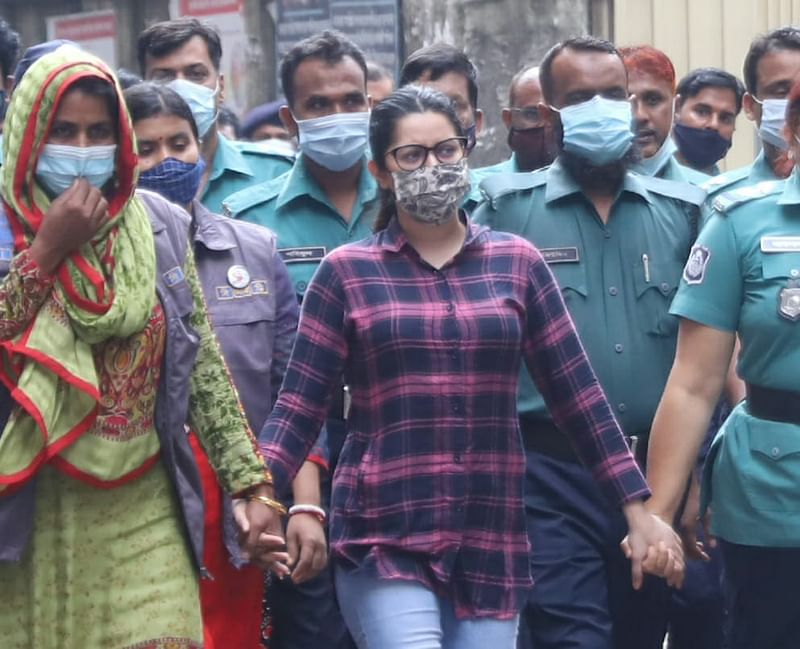 মঙ্গলবার আদালতে পরীমনি