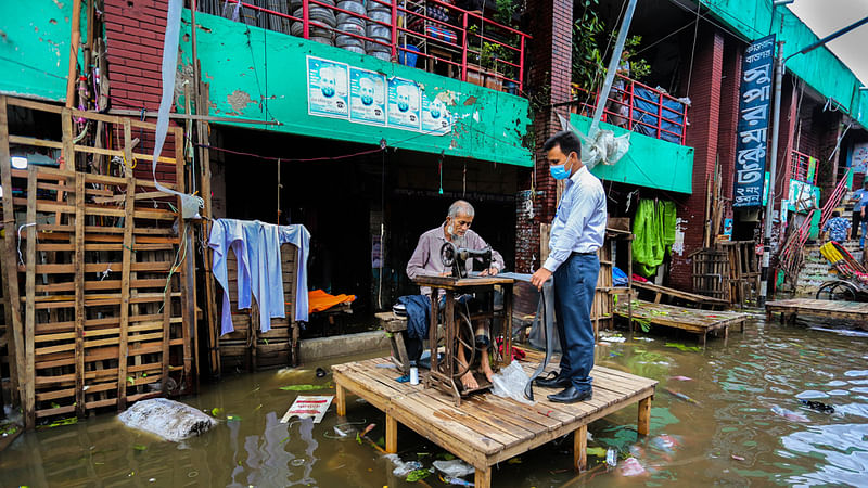 শাহরিয়ার আমিনের তোলা ‘কারওয়ান বাজার’ ছবিটি