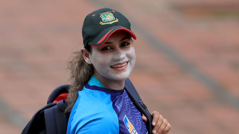 বাংলাদেশ নারী দলের ক্রিকেটার জাহানারা আলম