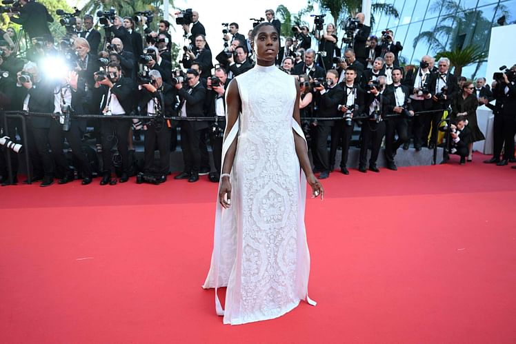 James Bond-famous Lashana Lynch came in Fendi's white cat gown