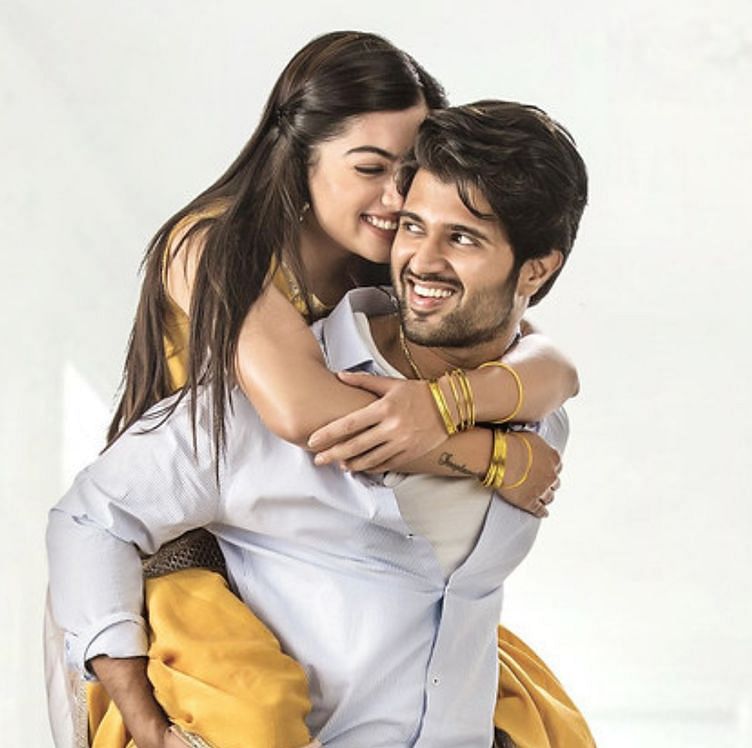 সিনেমার দৃশ্য বিজয় ও রাশমিকা