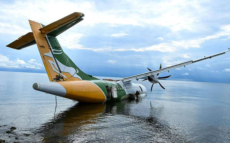 The aircraft with 43 people on board crashed into Lake Victoria while landing at Bukoba.