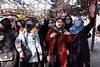 আফগানিস্তানে নারীদের উচ্চশিক্ষা বন্ধের প্রতিবাদে নারী শিক্ষার্থীদের বিক্ষোভ। আজ রাজধানী কাবুলে