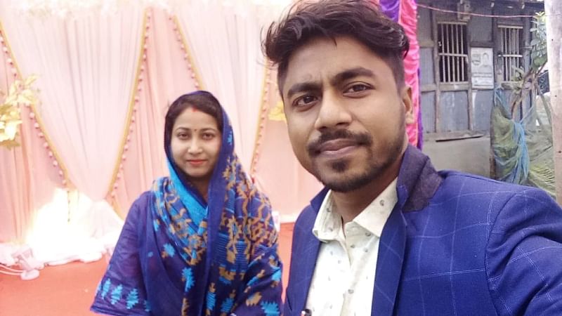 স্ত্রী প্রতিমা রানির সঙ্গে সুমন চন্দ্র পাল