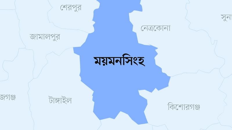 ময়মনসিংহ জেলার মানচিত্র