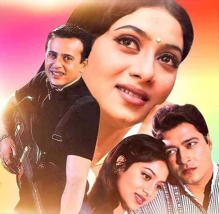 ‘দুই নয়নের আলো’ সিনেমায় সহঅভিনয়শিল্পীদের সঙ্গে শাবনূল