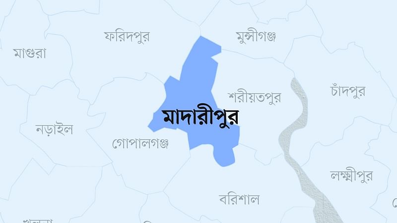 মাদারীপুর জেলার মানচিত্র