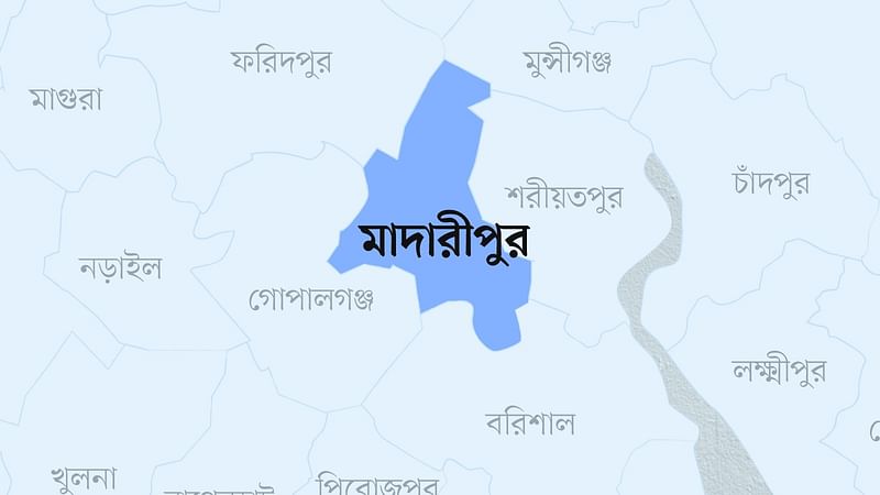 মাদারীপুর জেলার মানচিত্র