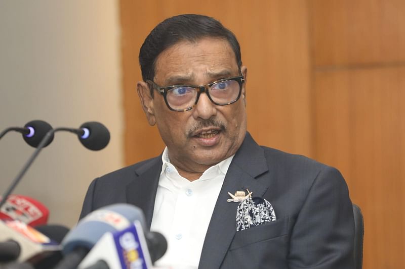 আওয়ামী লীগের সাধারণ সম্পাদক ওবায়দুল কাদের