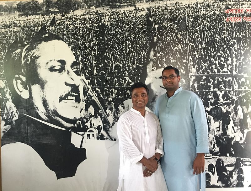 বাবা আনিসুল হক ও ছেলে নাভিদুল হক
