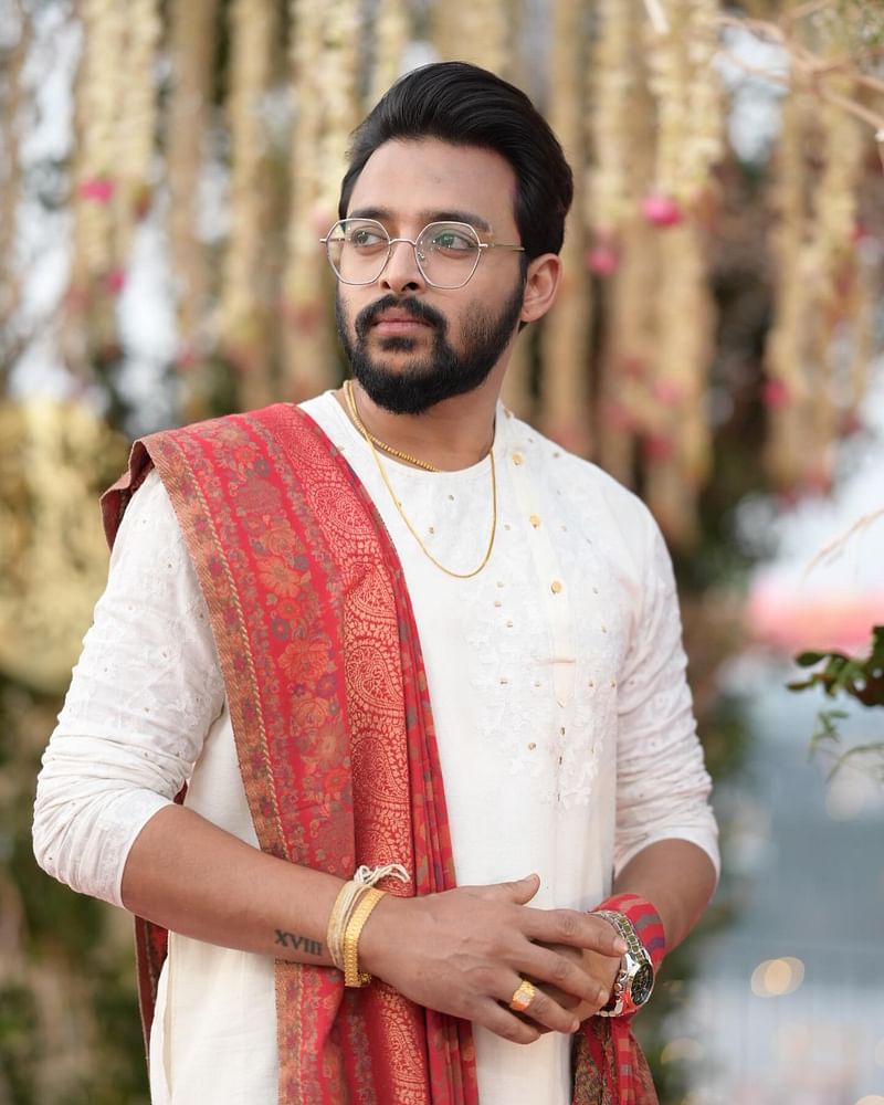 বিয়ের আসরে অভিনেতা সৌরভ দাস
