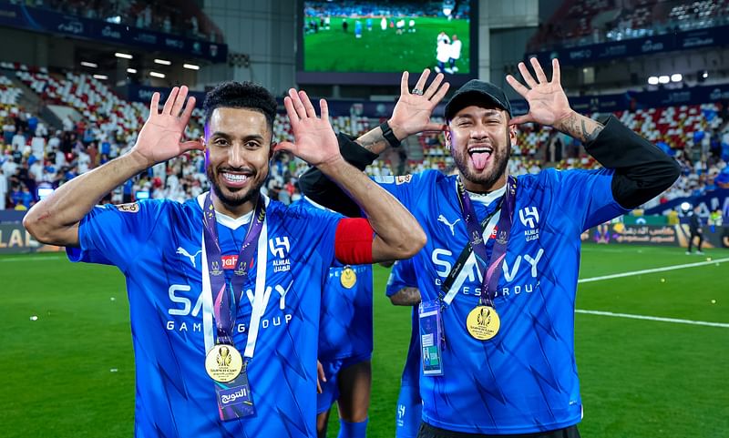 নেইমারের উদ্যাপনে যখন সালেম আল দাওসারিও সঙ্গী!