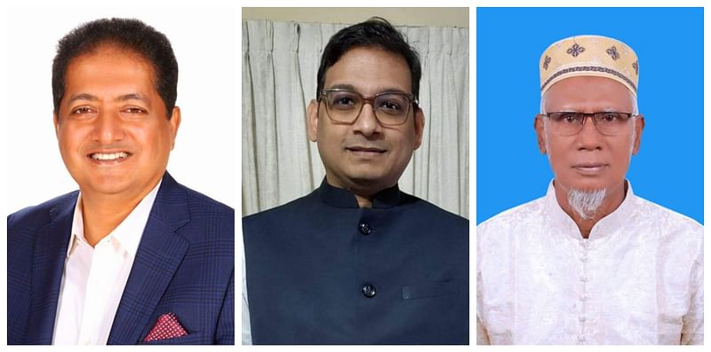 খায়রুল হুদা, সাদাত মান্নান ও আবদুর রাজ্জাক ভূঁইয়াছবি: সংগৃহীত
