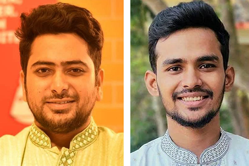 নাহিদ ইসলাম ও আসিফ মাহমুদ সজীব ভূঁইয়া
