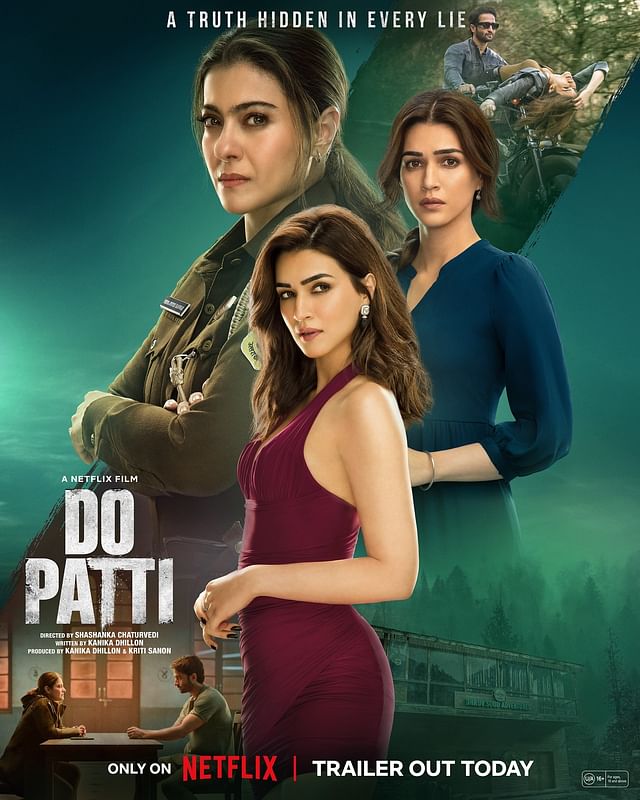 ‘দো পাত্তি’র পোস্টার। আইএমডিবি