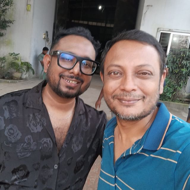 রায়হান রাফী ও রাশেদ মামুন অপু। ছবি: ফেসবুক