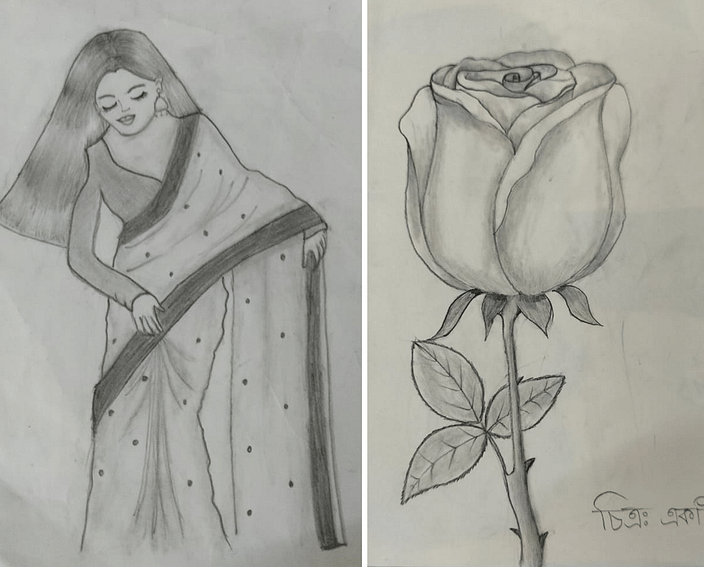 ছবি: রিফা নানজিবার আঁকা ছবি
