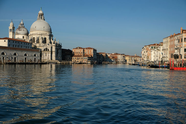 Clear water is seen in the canals due to less tourists, motorboats and pollution, as the spread of the coronavirus disease (COVID-19) continues, ahead of Earth Day, in Venice.
