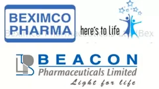 Logos of BEXIMCO Pharmaceuticals Ltd and Beacon Pharmaceuticals Limited