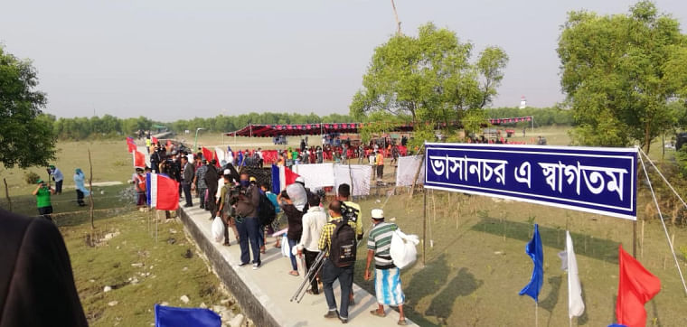 First batch of Rohingyas arrive at Bhasan Char