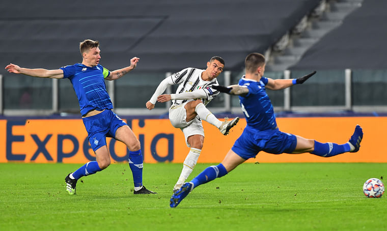Juventus' Cristiano Ronaldo in action