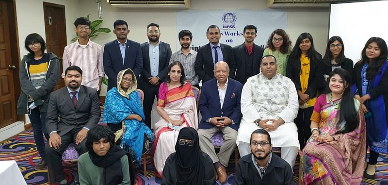 Speakers and participants at the end of the BIPSS workshop on Developing a Critical Understanding against Fake News and Disinformation,’ held on 22 December 2020