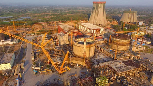 The under-construction Rooppur Nuclear Power Plant. 