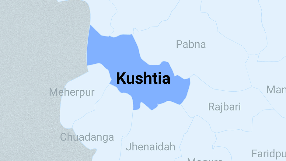 Kushtia district map