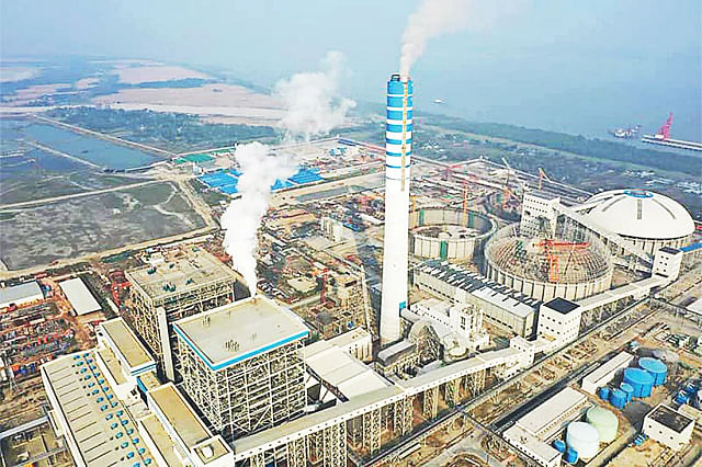 The Payra 1320 MW Thermal Power Plant in Patuakhali district. 