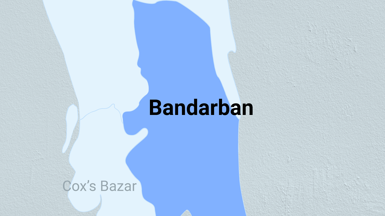 Bandarban district map