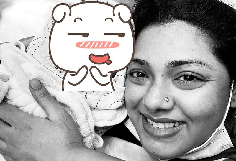Tisha and Farooki blessed with a baby girl Prothom picture