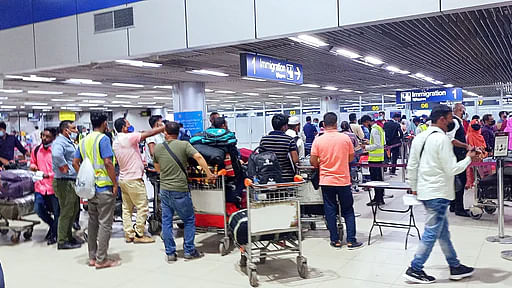 Passengers suffer due to delayed departure of flights and interminable waits for luggage 