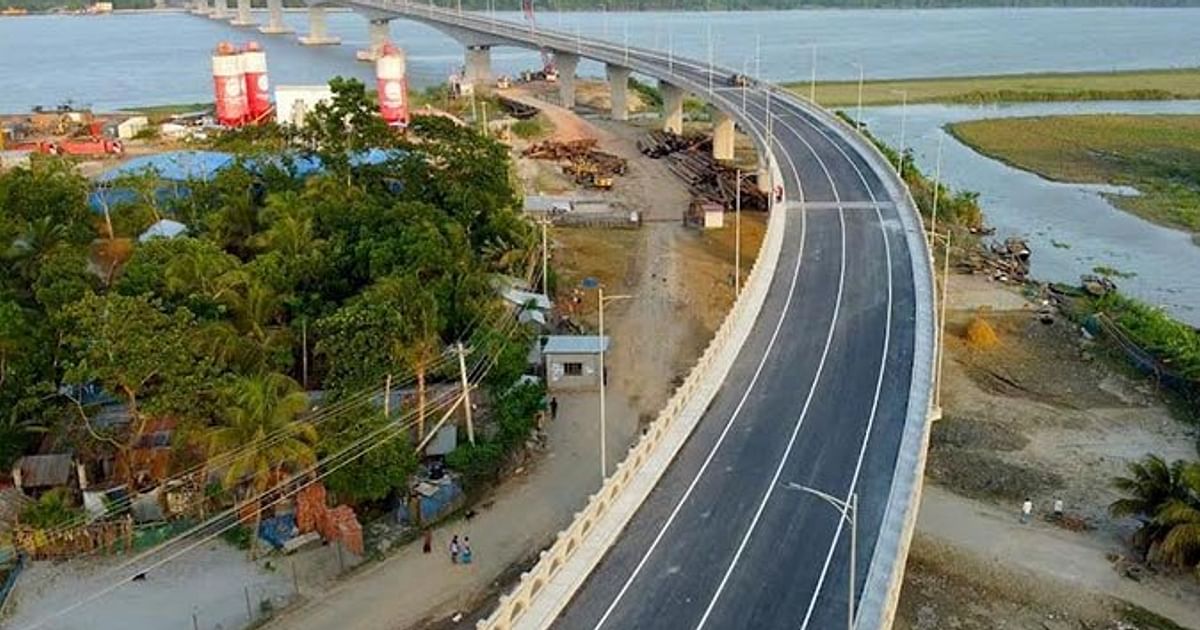 pm-hasina-opens-bangamata-fazilatun-nesa-bridge-in-pirojpur