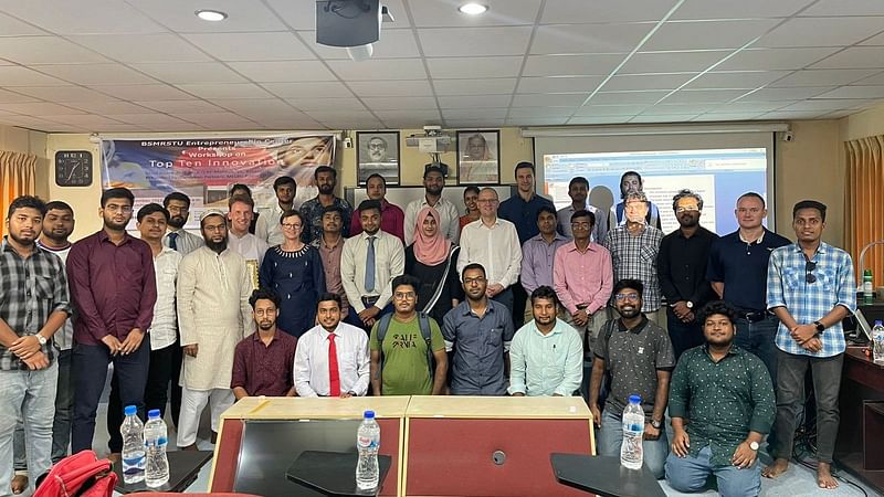 (BSMRSTU) Entrepreneurship Center organised a day-long program as dissemination of the three years translational project on Wednesday