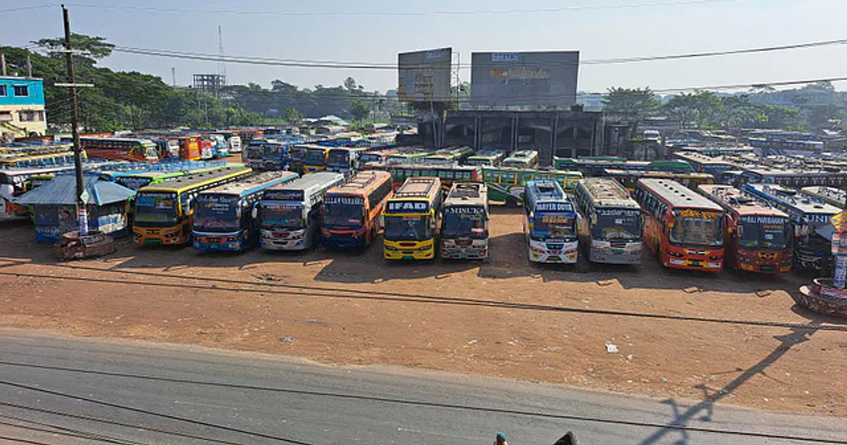 barishal-transport-strike-ahead-of-bnp-rally-hits-commuters-hard