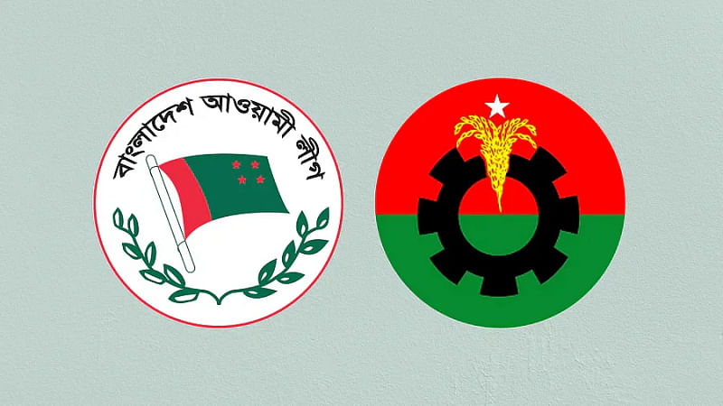 Logo of Awami League and BNP