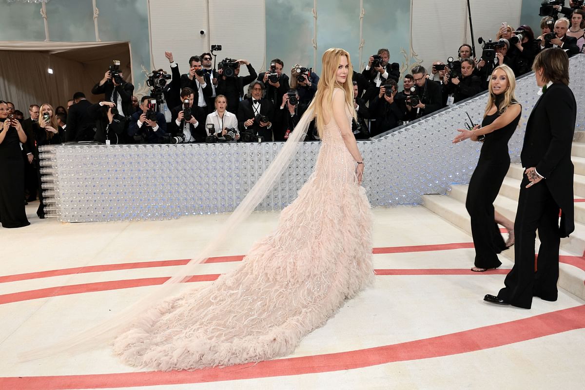 Nicole Kidman attends The 2023 Met Gala Celebrating "Karl Lagerfeld: A Line Of Beauty" at The Metropolitan Museum of Art on 1st May, 2023 in New York City. 