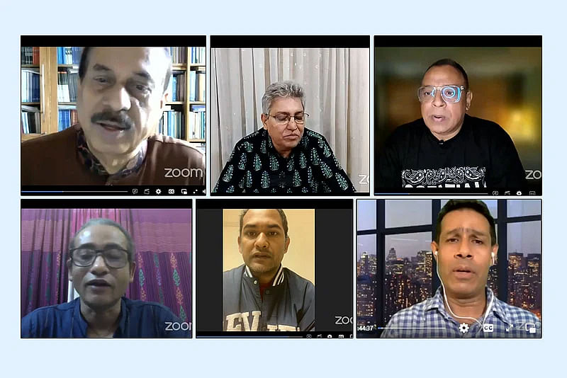 Speakers at the webinar