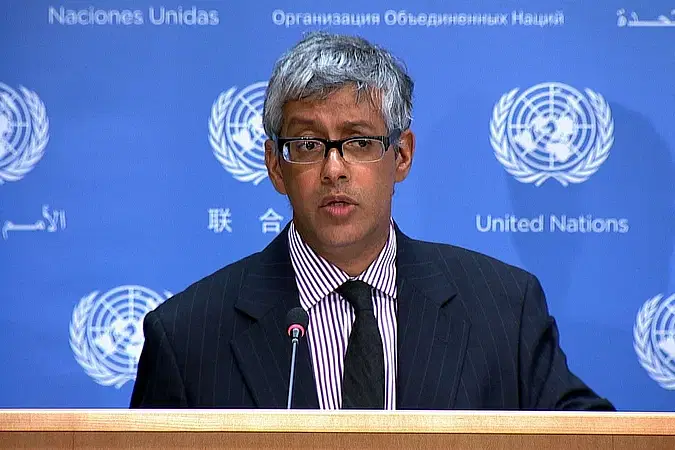 Farhan Haq, deputy spokesperson for the UN Secretary-General