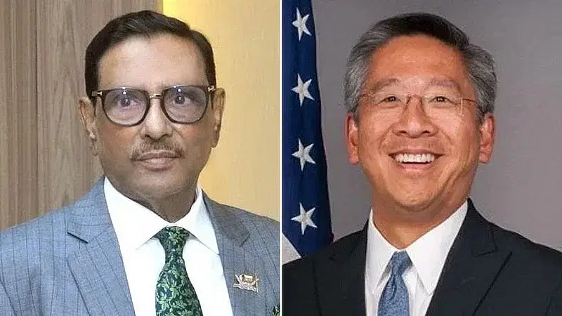 Obaidul Quader (L) and Donald Lu