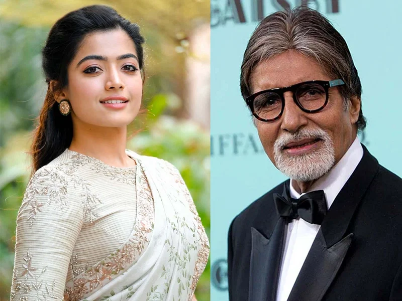 Rashmika Mandana and Amitabh Bachchan